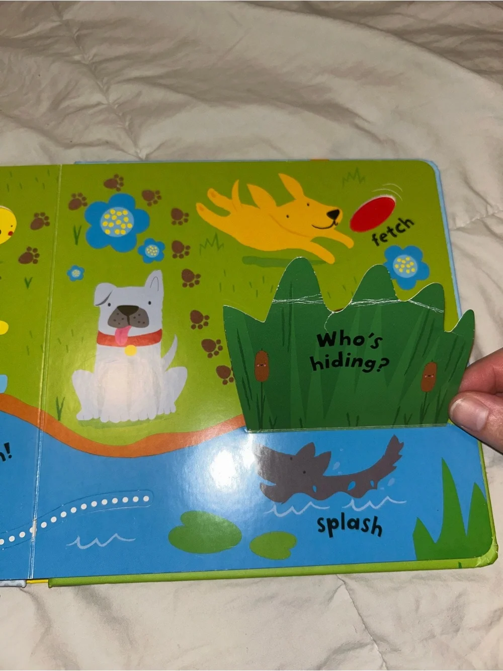 Baby's Very First Fingertrail Playbook Cats & Dogs by Stella Baggott, Board Book